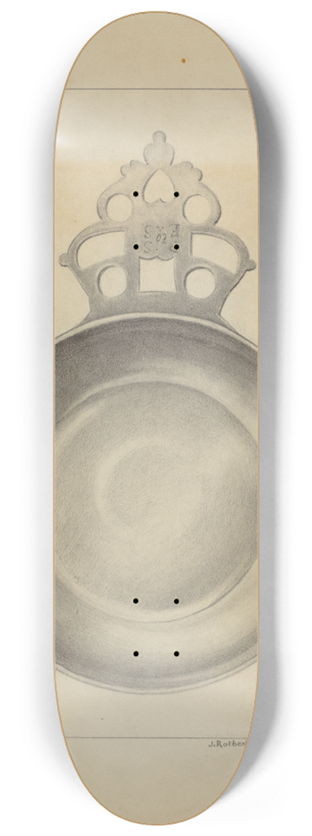 Joseph Rothenberg - Silver Porringer 8.25 inch art skate deck