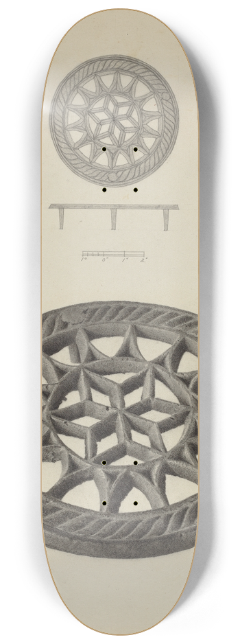 Joseph Rothenberg - Trivet 8.25 inch art skate deck