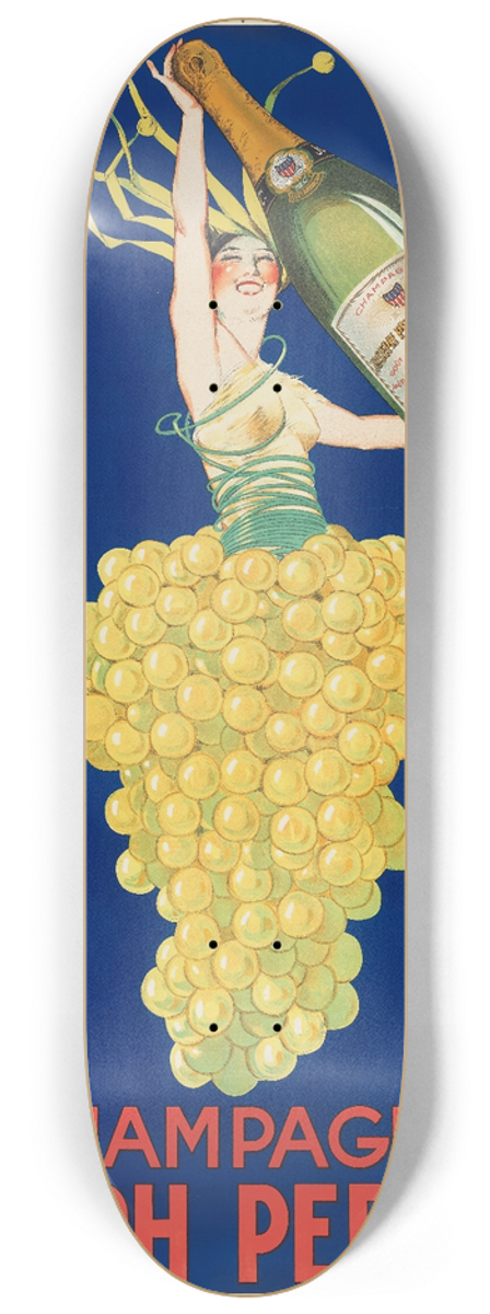 Joseph Stall - Champagne Joseph Perrier 8.25 inch art skate deck