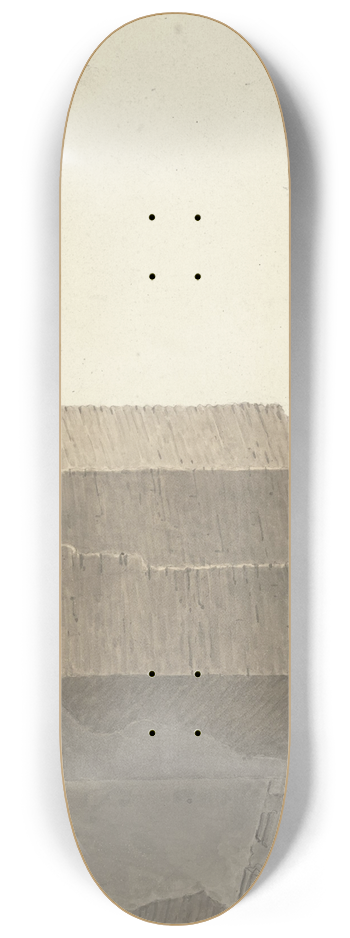 Josephus Augustus Knip - Part of the Vault of the Temple of Minerva Medica in Rome 8.25 inch art skate deck