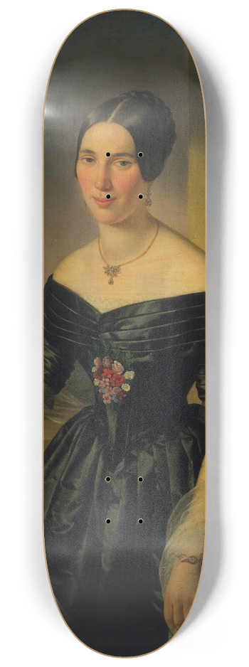 Joseph Weidner - Damenbildnis 8.25 inch art skate deck