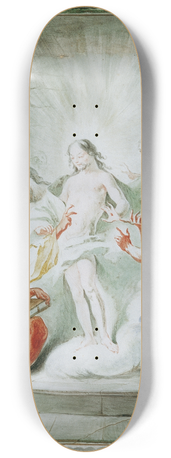 Joseph Winterhalder the younger - Der auferstandene Christus erscheint den Jngern 8.25 inch art skate deck