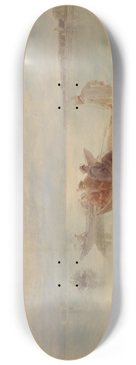 Joseph Wopfner - Ausfahrt Der Fischer 8.25 inch art skate deck