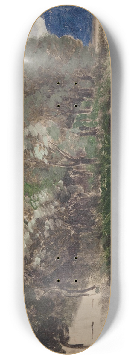 Joseph Wopfner - Die Frauenkirche am Chiemsee 8.25 inch art skate deck