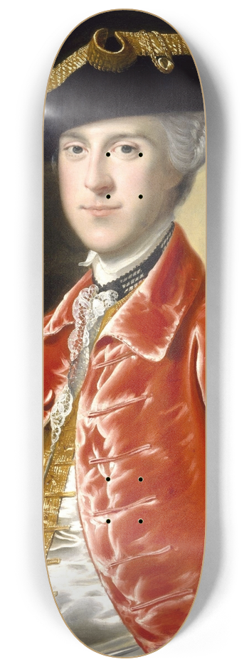 Joseph Wright of Derby - Portrait of a Gentleman 8.25 inch art skate deck