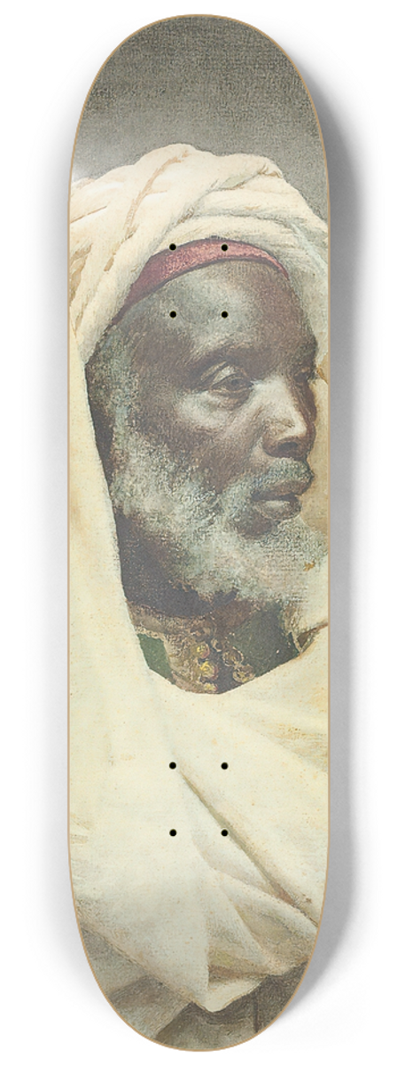 Josep Tapir Bar - Head Of A Moor 8.25 inch art skate deck