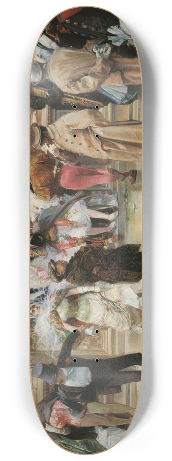 Jos Garca Ramos - Leaving the Masqued Ball 8.25 inch art skate deck