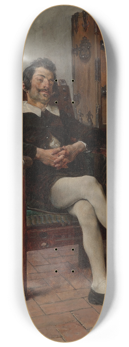 Jos Jimnez y Aranda - A moment of repose 8.25 inch art skate deck