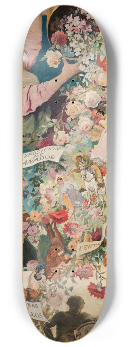 Jos Jimnez y Aranda - Spring in Seville 8.25 inch art skate deck
