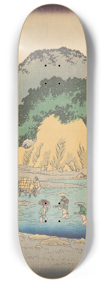 And Hiroshige - Okitsu 8.25 inch art skate deck