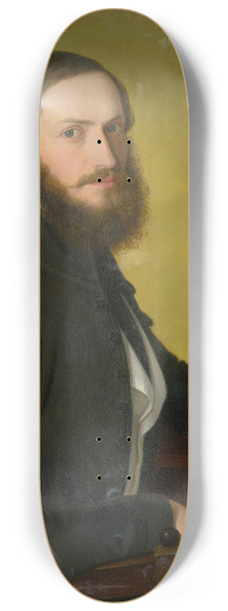 Jozef Boetech Klemens - Portrait of a Man 8.25 inch art skate deck