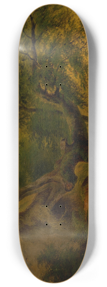 Jozef Boetech Klemens - Uprooted Tree (Windthrow) 8.25 inch art skate deck