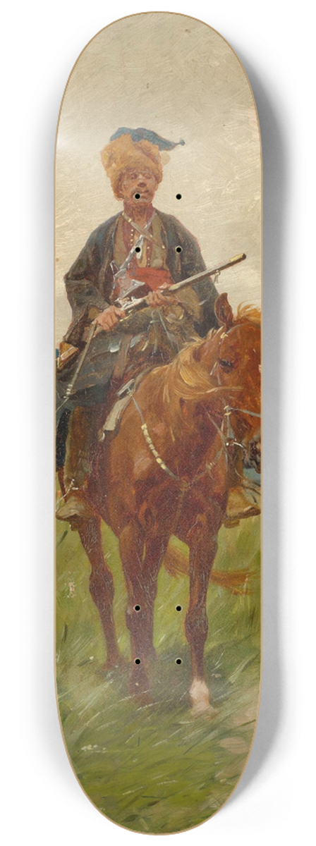Jozef Brandt - Keeping watch 8.25 inch art skate deck