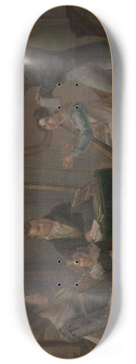 Jozef Geirnaert - Harp lesson 8.25 inch art skate deck