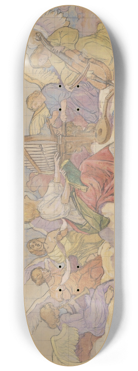 Jozef Hanula - Angelic Choir 8.25 inch art skate deck