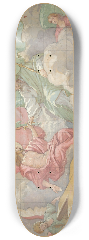 Jozef Hanula - The Holy Trinity 8.25 inch art skate deck