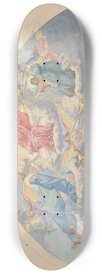 Jozef Hanula - The Last Judgement 8.25 inch art skate deck