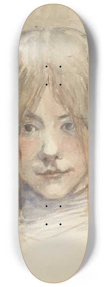 Jozef Israls - Portret van een meisje 8.25 inch art skate deck