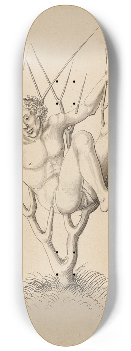 Jrg Schweiger - Mrtyrer, in Dornstrauch aufgespiesst 8.25 inch art skate deck