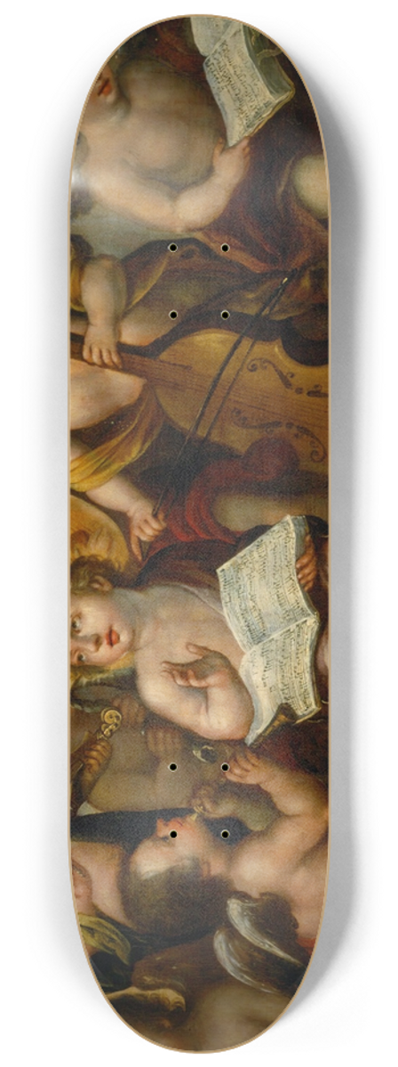 Juan Correa - The Infant Jess with Angelic Musicians 8.25 inch art skate deck