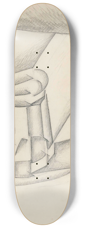 Juan Gris - Bock de bire 8.25 inch art skate deck