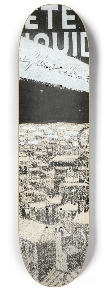 Juan Gris - La Comte Liquidateur 8.25 inch art skate deck