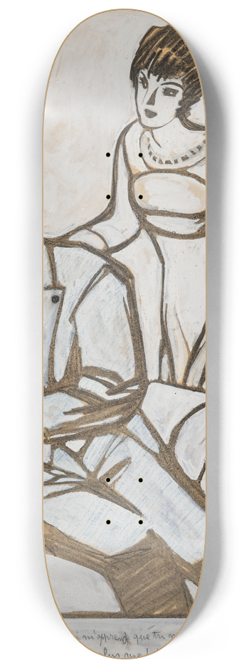 Juan Gris - Les Drames de ladultre 8.25 inch art skate deck