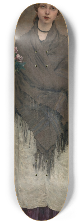 Jules Bastien-Lepage - Marchande de fleurs  Londres 8.25 inch art skate deck