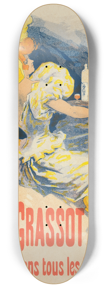 Jules Chret - Punch Grassot 8.25 inch art skate deck