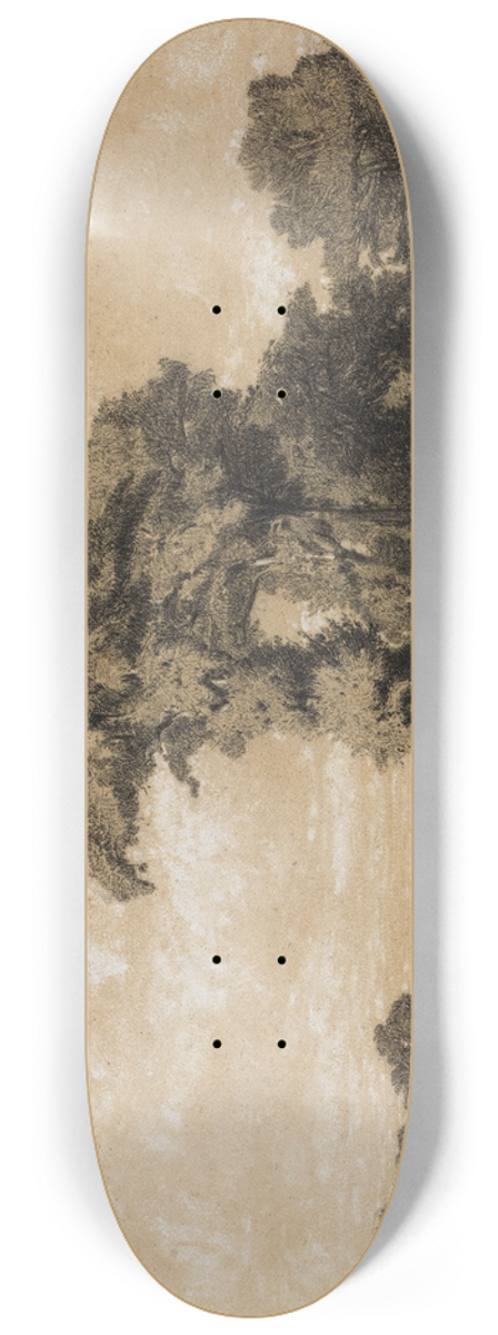 Jules Dupr - Weidelandschaft im Limousin 8.25 inch art skate deck