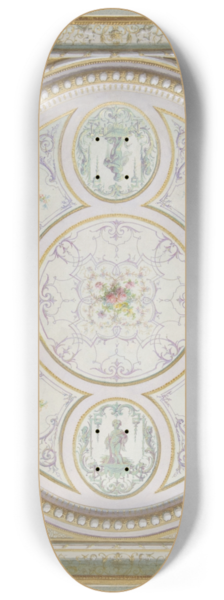 Jules-Edmond-Charles Lachaise - Ceiling Design 8.25 inch art skate deck