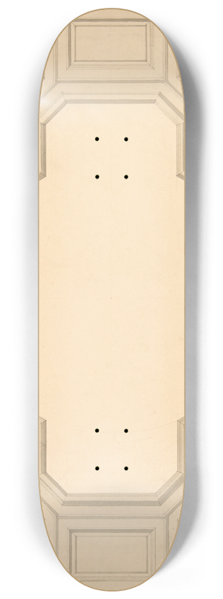 Jules-Edmond-Charles Lachaise - Design for a ceiling 8.25 inch art skate deck