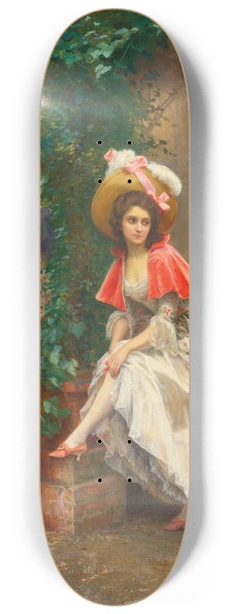 Jules Girardet - A finely turned ankle 8.25 inch art skate deck