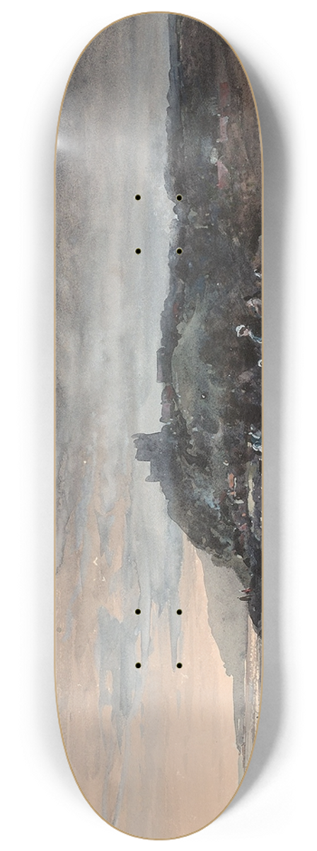 Jules Nol - Scne de plage 8.25 inch art skate deck