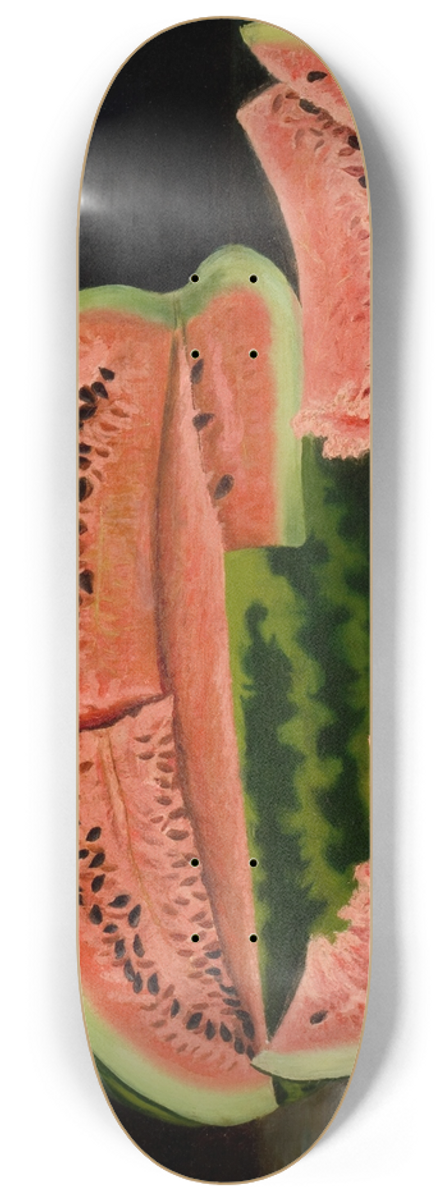 Julia Mcentee Dillon - Watermelons 8.25 inch art skate deck