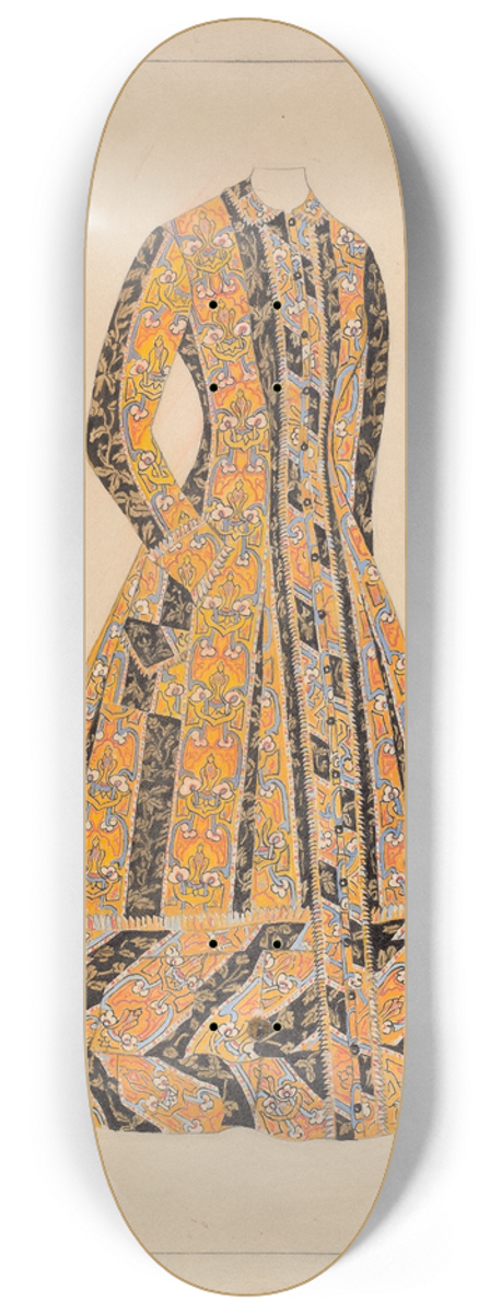 Julie C. Brush - House Dress 8.25 inch art skate deck