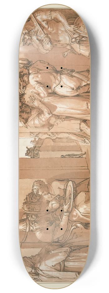 Andrea Andreani - Pilate Washing HisHands 8.25 inch art skate deck