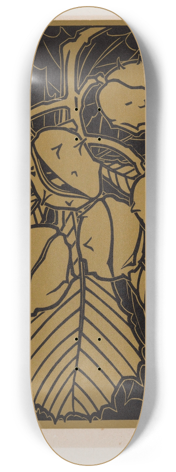 Julie de Graag - Kastanjetak 8.25 inch art skate deck