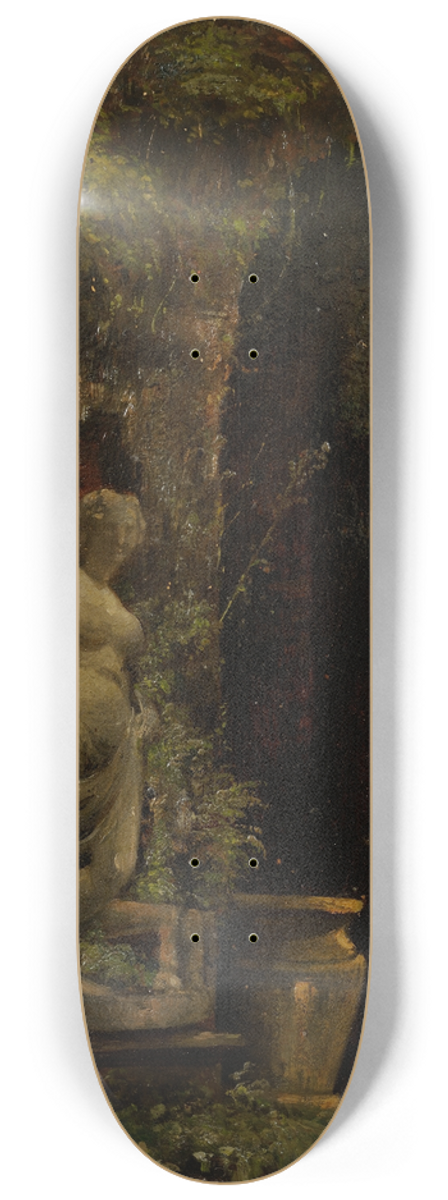 Julie Wilhelmine Hagen-Schwarz - Grotto in Rome 8.25 inch art skate deck