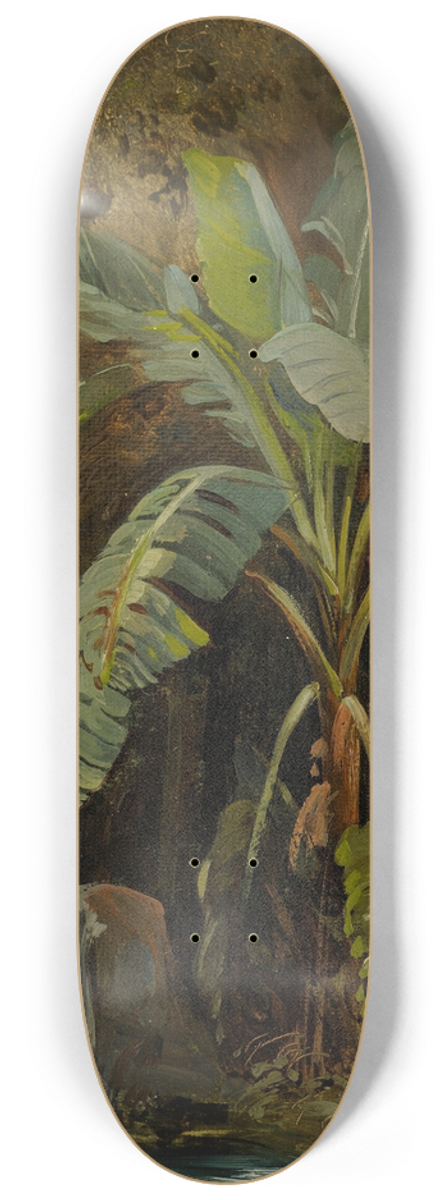 Julie Wilhelmine Hagen-Schwarz - Vegetation in Italy 8.25 inch art skate deck