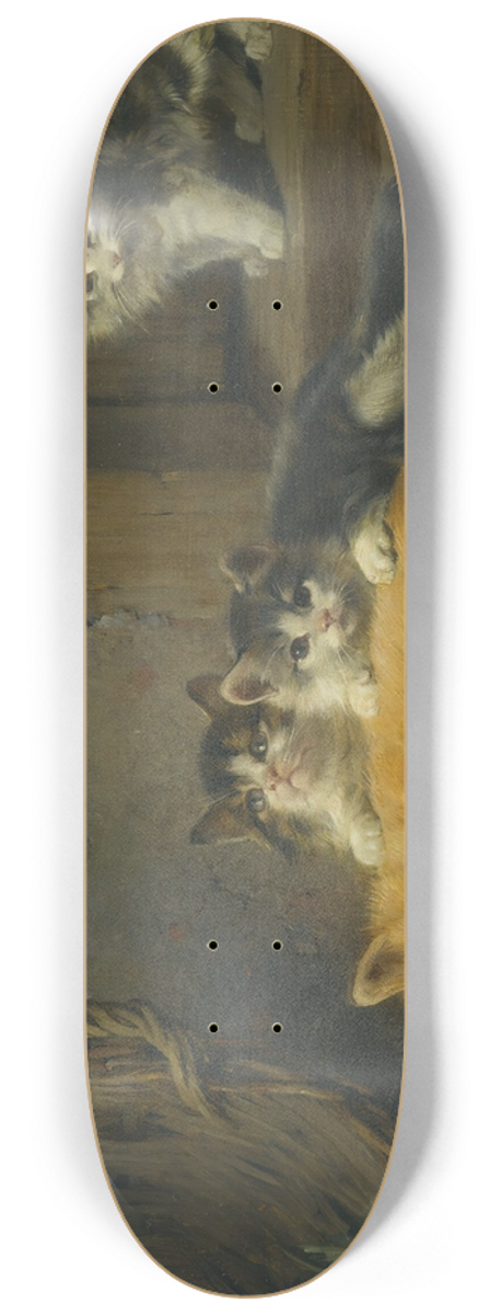 Julius Adam the elder - The wake up call 8.25 inch art skate deck