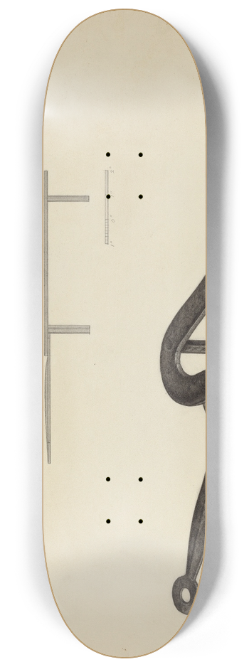 Julius Bellamy - Flat Iron Holder 8.25 inch art skate deck