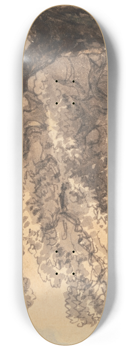Julius Caesar Ibbetson - Shelter for Cattle 8.25 inch art skate deck