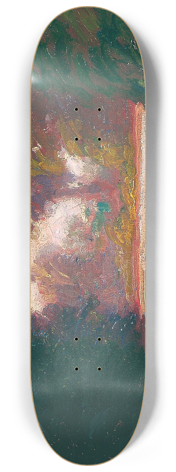 Julius Exter - Abendstimmung am Bach 8.25 inch art skate deck