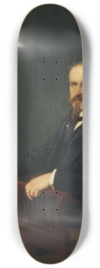 Julius Kronberg - Walter von Hallwyll (1839-1921) 8.25 inch art skate deck
