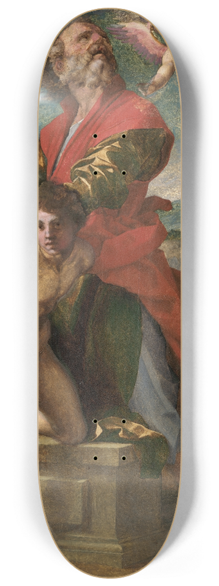 Andrea del Sarto - The Sacrifice of Isaac 8.25 inch art skate deck