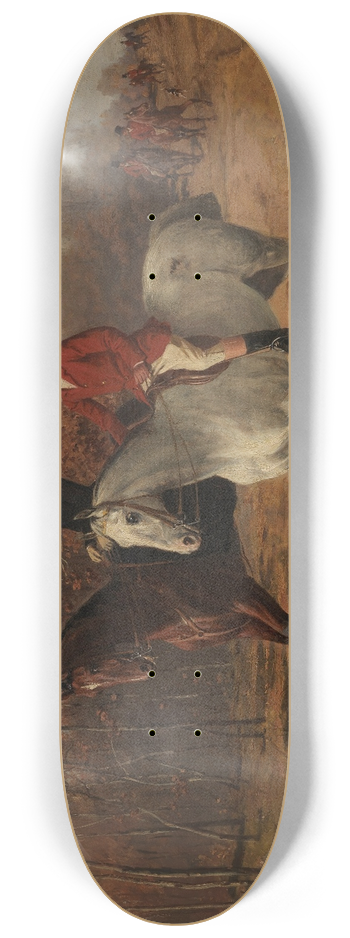 Julius von Blaas - Ausritt zur Parforcejagd 8.25 inch art skate deck