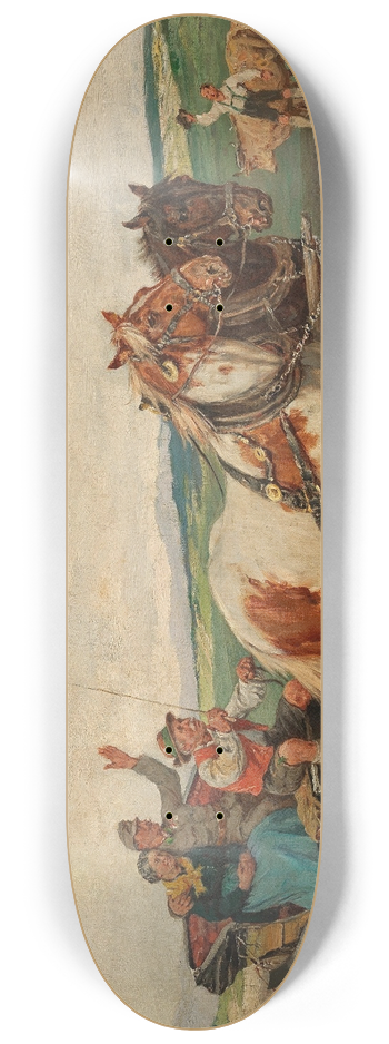 Julius von Blaas - The Homecoming 8.25 inch art skate deck