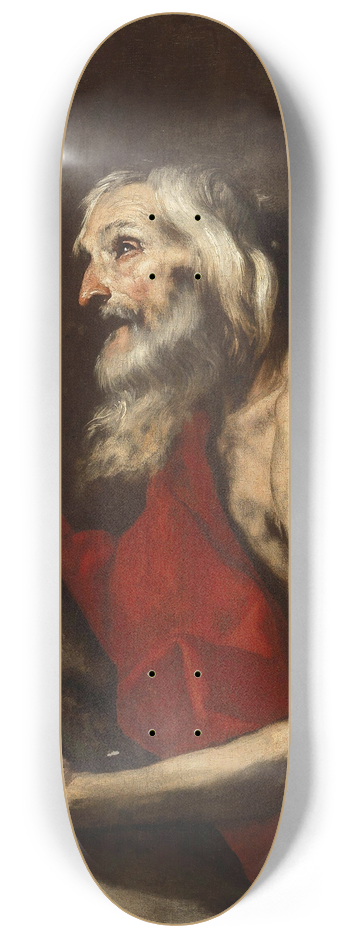 Jusepe de Ribera - Saint Jerome 8.25 inch art skate deck