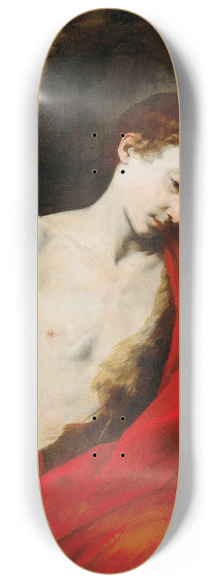 Jusepe de Ribera - Saint John the Baptist 8.25 inch art skate deck